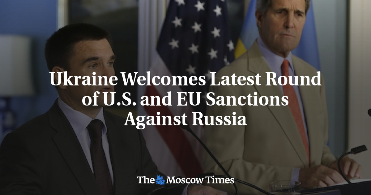 Ukraina menyambut putaran terakhir sanksi AS dan UE terhadap Rusia