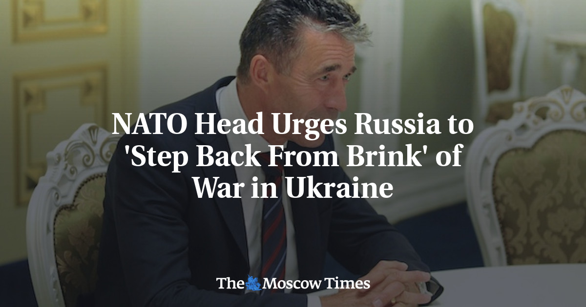 Ketua NATO menegaskan bahwa Rusia harus mundur dari ambang perang di Ukraina