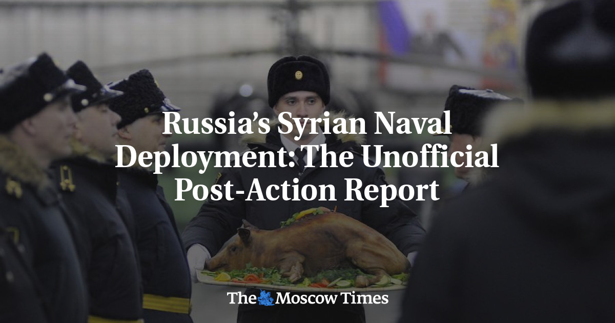 Pengerahan Angkatan Laut Suriah Rusia: Laporan Pasca-Aksi Tidak Resmi
