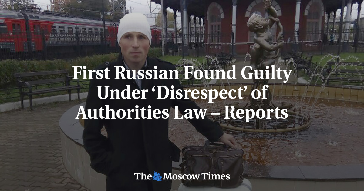 Rusia Pertama Dihukum Di Bawah ‘Tidak Menghormati’ Hukum Pemerintah – Laporan