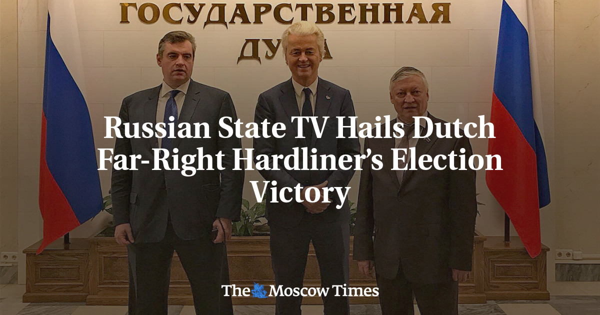 Russian State TV Hails Dutch Far-Right Hardliner’s Election Victory