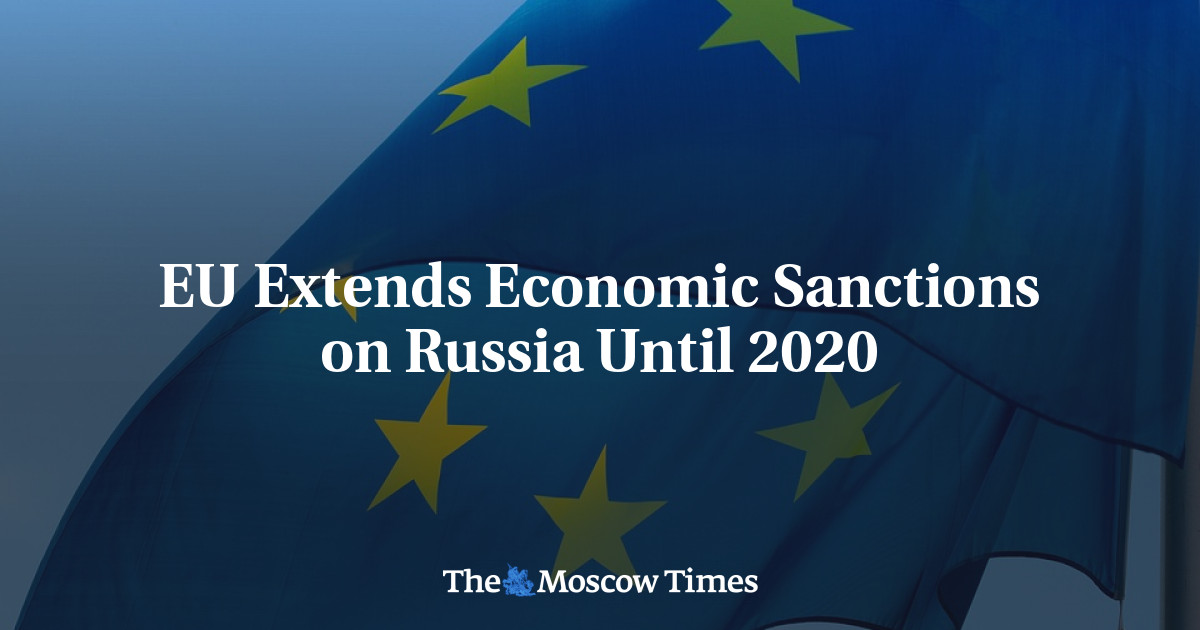 UE memperpanjang sanksi ekonomi terhadap Rusia hingga 2020