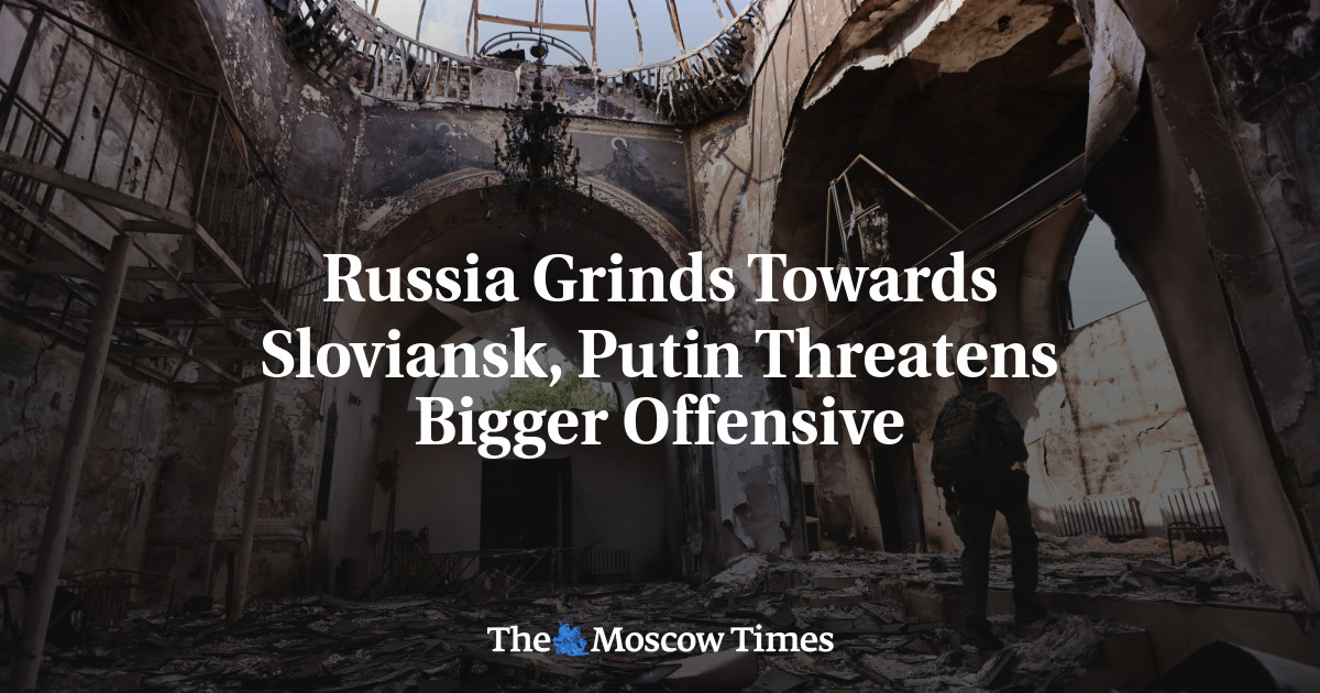 Rusia menyerang Sloviansk, Putin mengancam serangan yang lebih besar