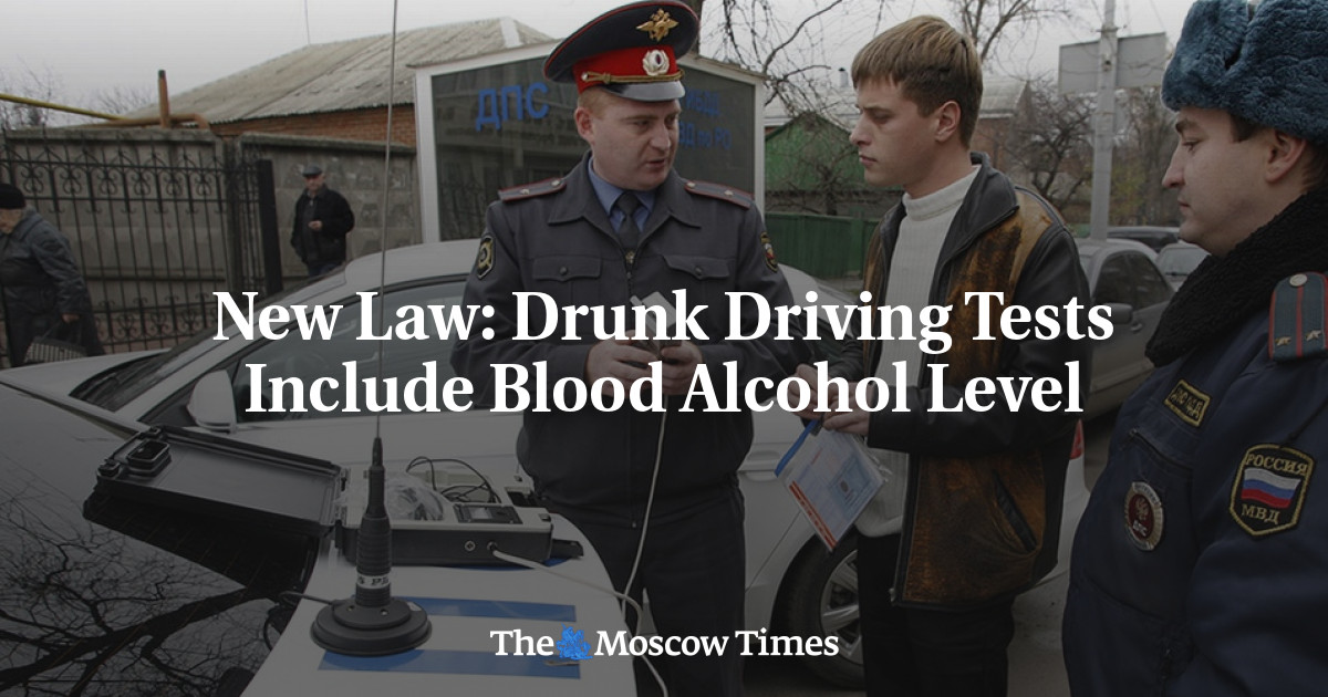New Law Drunk Driving Tests Include Blood Alcohol Level