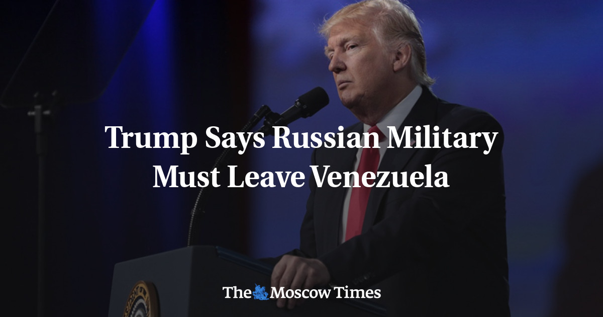 Trump mengatakan militer Rusia harus meninggalkan Venezuela