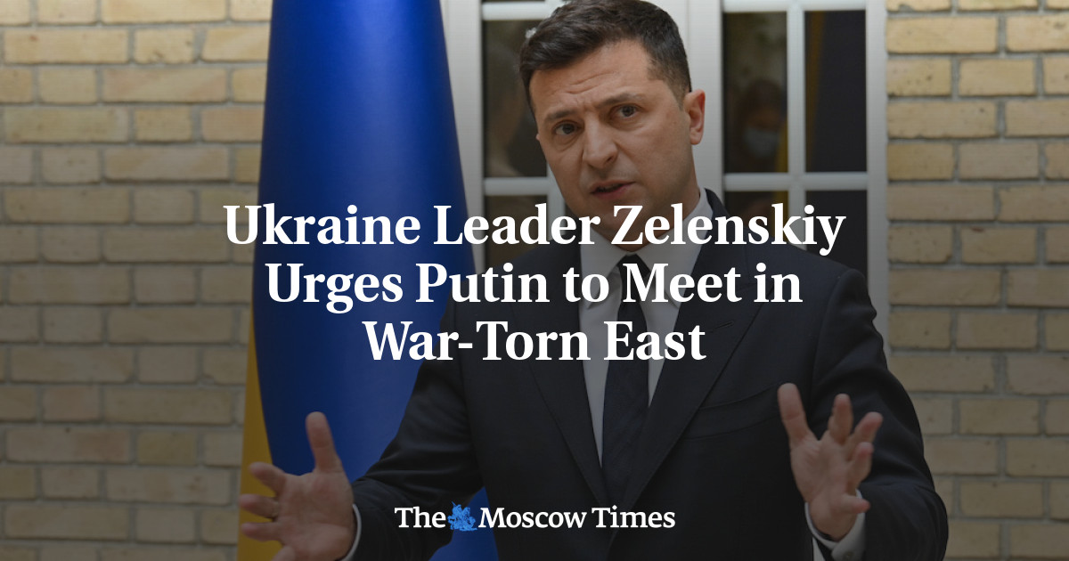 Pemimpin Ukraina Zelenskiy mendesak Putin untuk bertemu di Timur yang dilanda perang