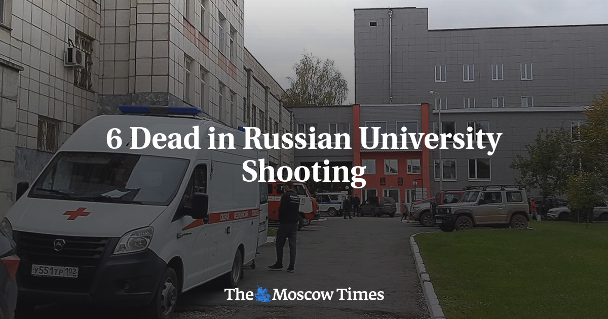 6 Tewas dalam Penembakan Universitas Rusia