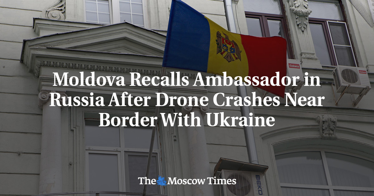 Moldova Recalls Ambassador in Russia After Drone Crashes Near Border With Ukraine