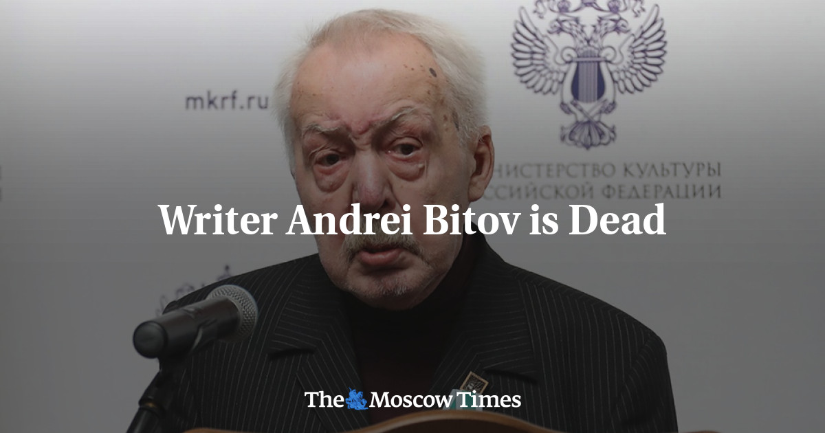 Penulis Andrei Bitov sudah meninggal