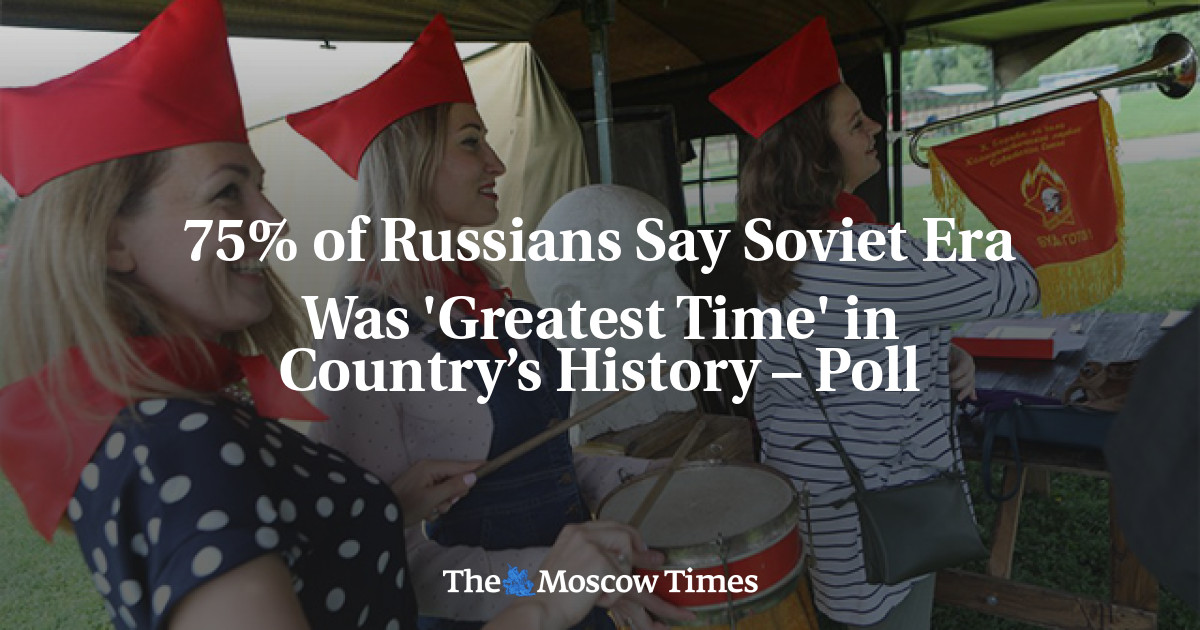 75% orang Rusia mengatakan Uni Soviet adalah waktu terbaik dalam sejarah negara itu – jajak pendapat