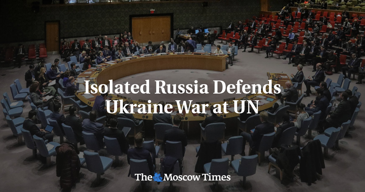 Rusia yang terisolasi membela perang Ukraina di PBB