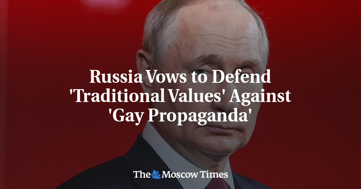 Россия обещает защищать «традиционные ценности» от «гей-пропаганды»