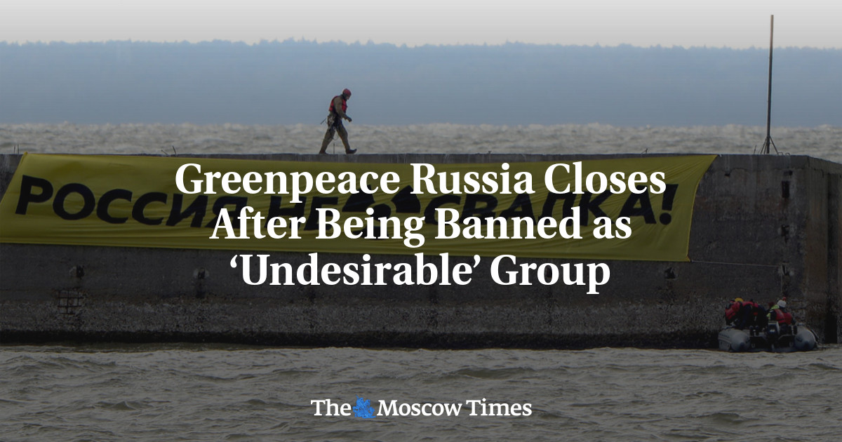 Greenpeace Rusia ditutup setelah dilarang sebagai grup yang ‘tidak diinginkan’