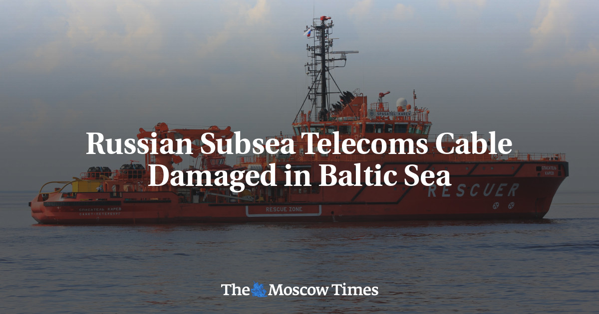 Russian Subsea Telecoms Cable Damaged in Baltic Sea