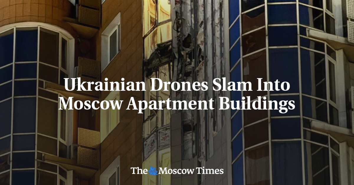 Ukrainian Drones Slam Into Moscow Apartment Buildings