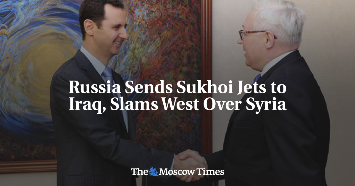 Rusia mengirim jet Sukhoi ke Irak, menyerang barat di atas Suriah