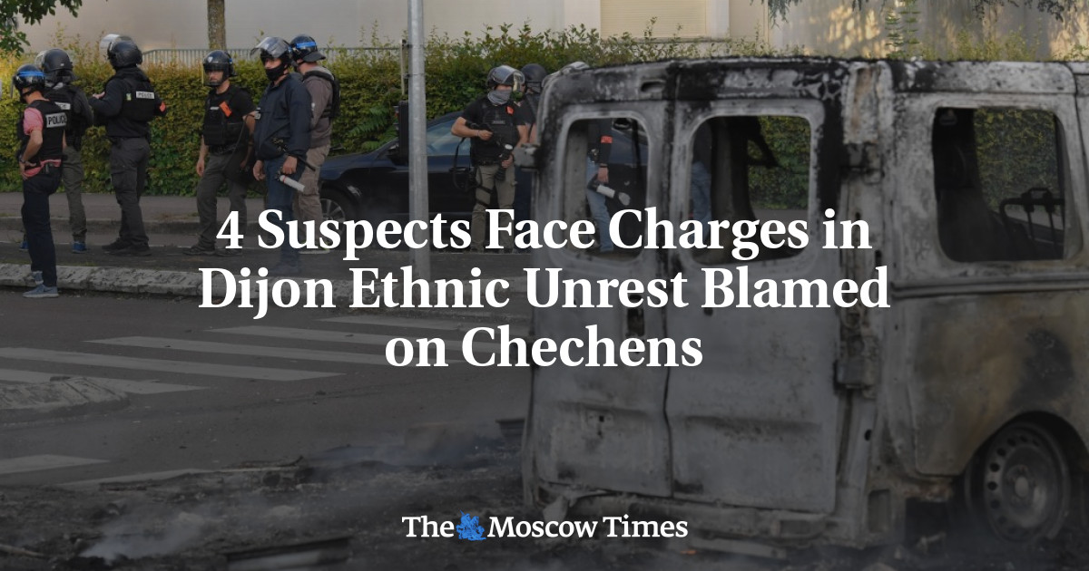 4 Tersangka menghadapi dakwaan di Dijon.  Kerusuhan etnis disalahkan pada Chechen