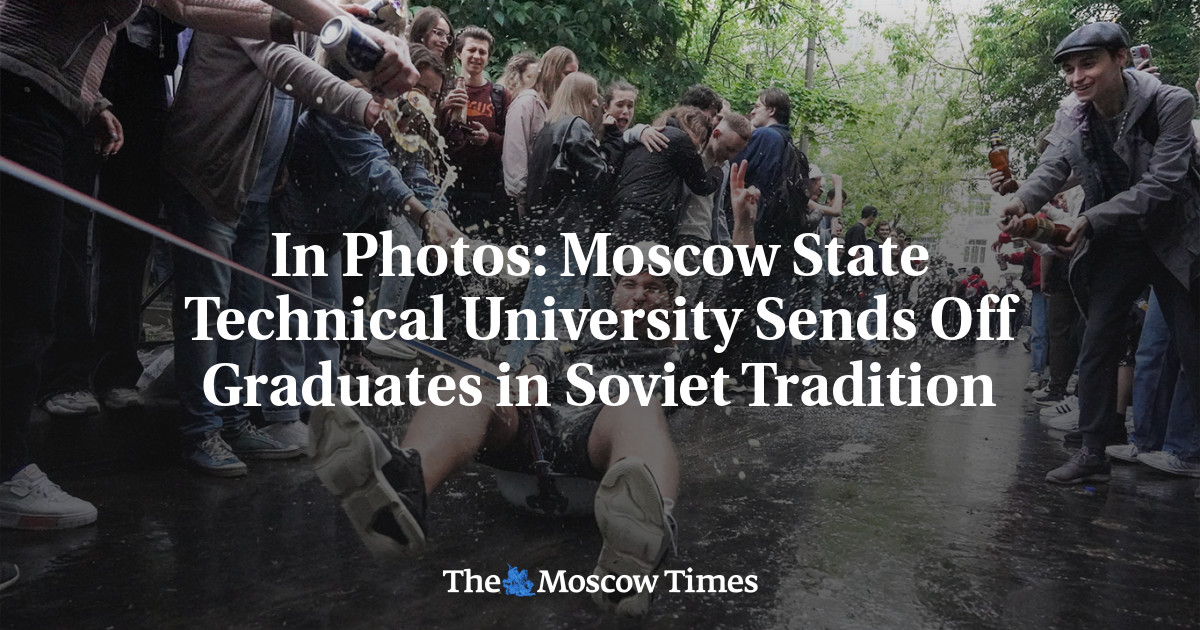 In Photos: Moscow State Technical University Sends Off Graduates in ...