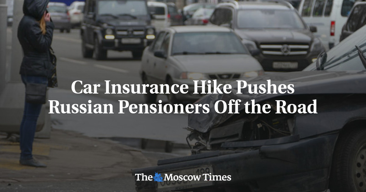 Kenaikan asuransi mobil mendorong pensiunan Rusia keluar dari jalan raya