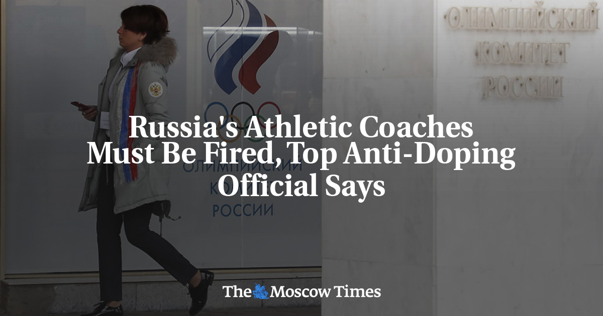 Pelatih atletik Rusia harus dipecat, kata pejabat tinggi anti-doping