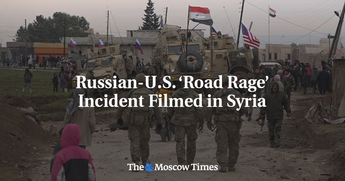 Russian-U.S. ‘Road Rage’ Incident Filmed in Syria - The Moscow Times