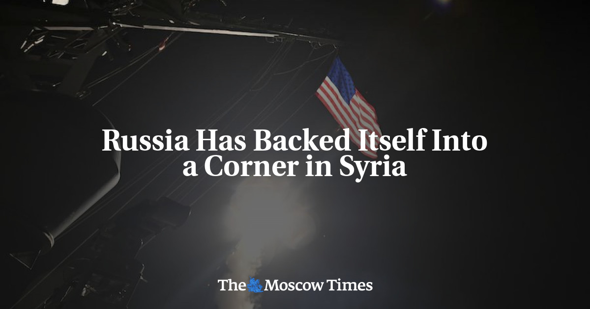 Rusia telah menyudutkan dirinya sendiri di Suriah