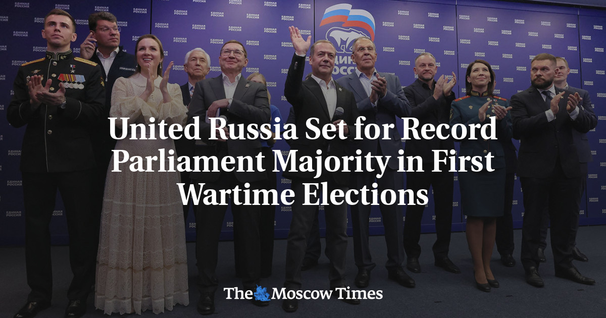 United Russia Set for Record Parliament Majority in First Wartime Elections