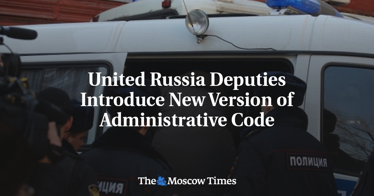 Deputi Rusia Bersatu memperkenalkan versi baru kode administrasi