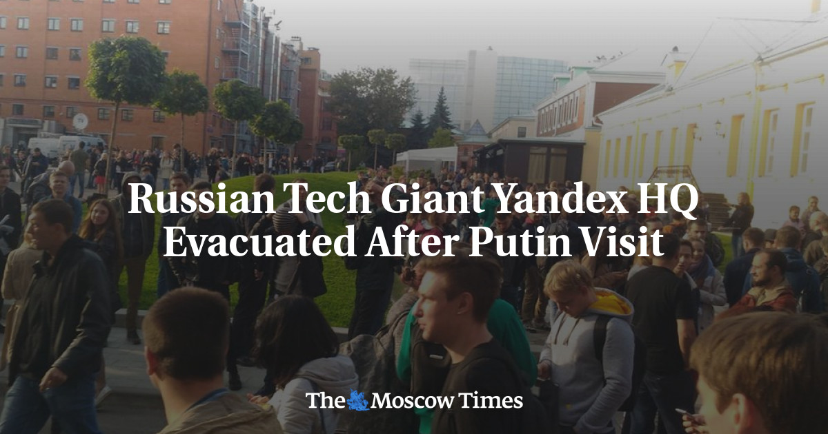 Russian Tech Giant Yandex HQ Evacuated After Putin Visit