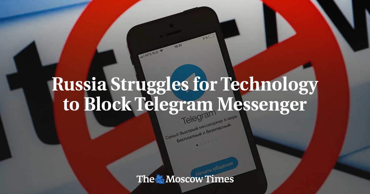 Rusia berjuang untuk teknologi untuk memblokir Telegram Messenger