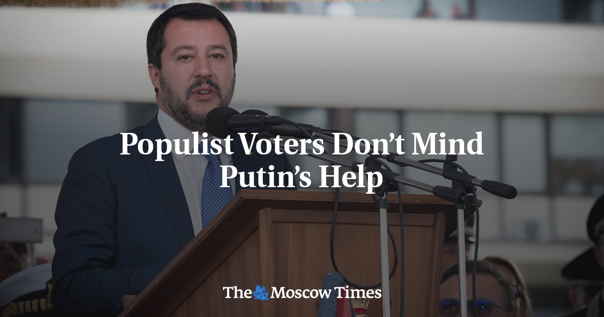 Pemilih populis tidak peduli dengan bantuan Putin