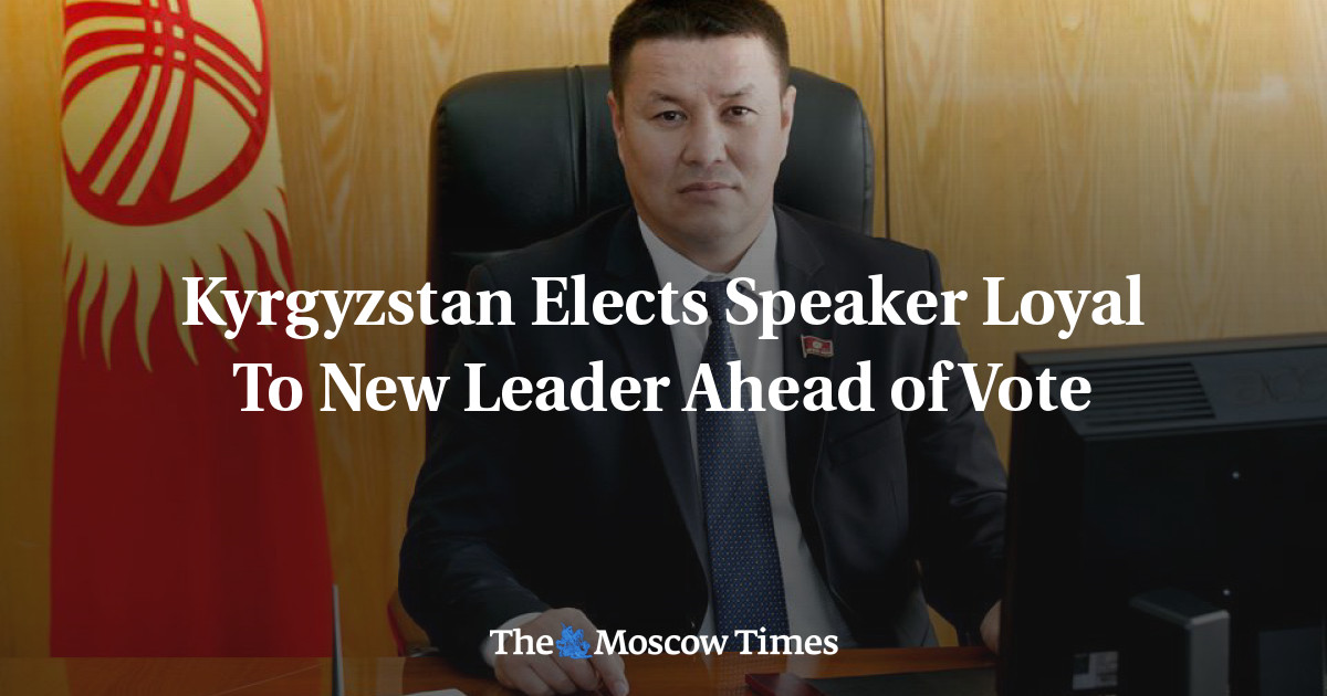 Kyrgyzstan memilih ketua yang setia kepada pemimpin baru sebelum pemungutan suara