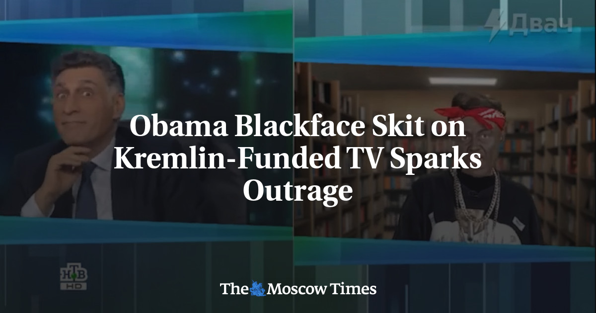 Skit Obama Blackface di TV yang didanai Kremlin memicu kemarahan