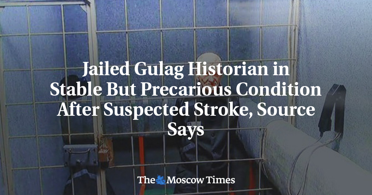 Jailed Gulag Historian in Stable But Precarious Condition After Suspected Stroke, Source Says