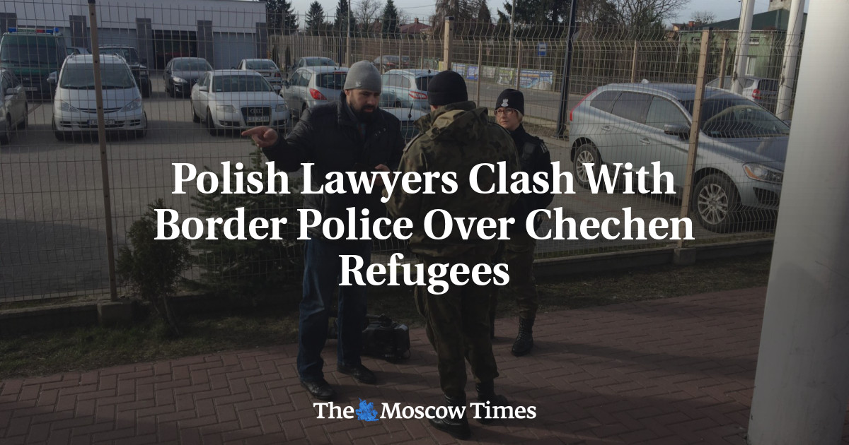 Pengacara Polandia bentrok dengan polisi perbatasan atas pengungsi Chechnya