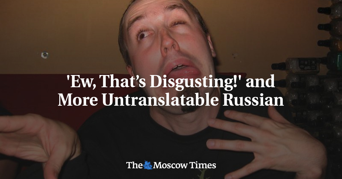 “Wah, itu menjijikkan!”  dan Lebih Banyak Bahasa Rusia yang Tidak Dapat Diterjemahkan