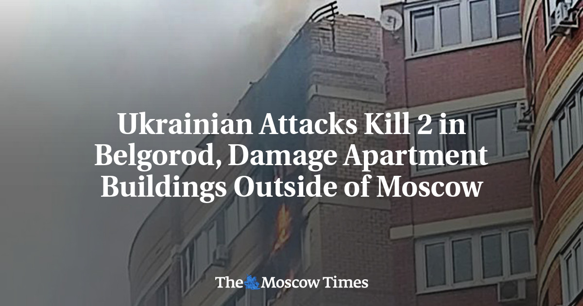 Ukrainian Attacks Kill 2 in Belgorod, Damage Apartment Buildings Outside of Moscow