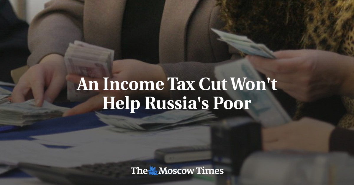 Pemotongan pajak penghasilan tidak akan membantu orang miskin Rusia