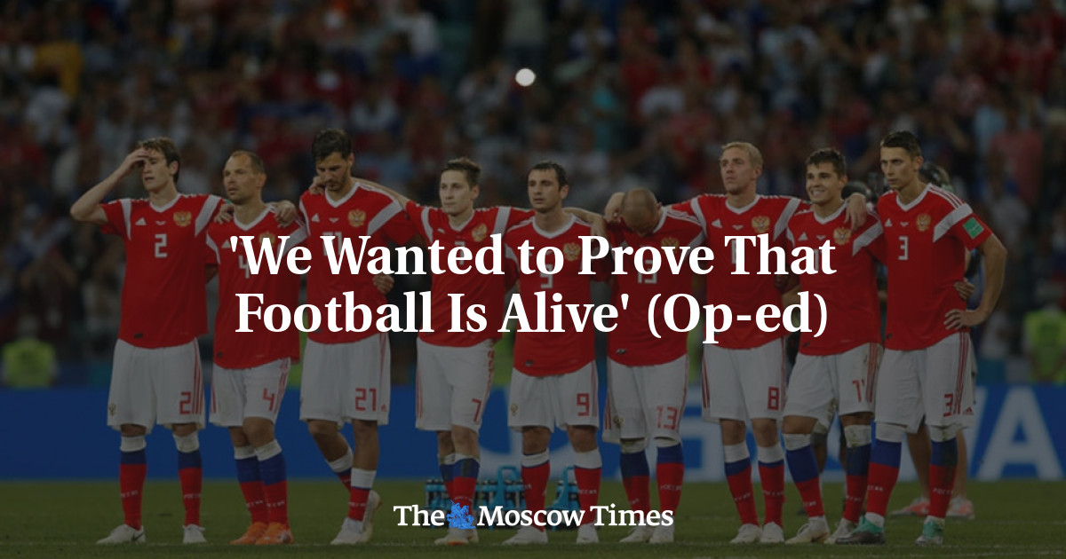 ‘Kami ingin membuktikan bahwa sepak bola itu hidup’ (Op-ed)