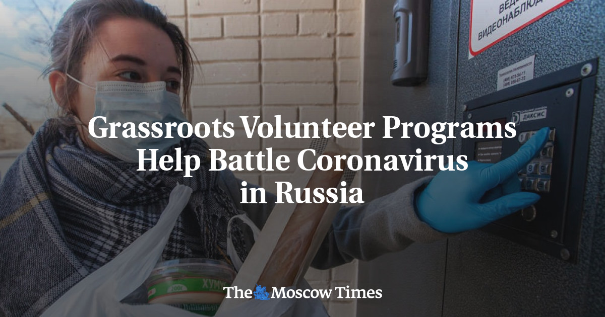 Program relawan akar rumput membantu memerangi virus corona di Rusia