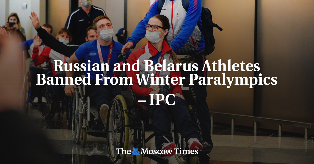 Russian And Belarus Athletes Banned From Winter Paralympics – IPC - The ...