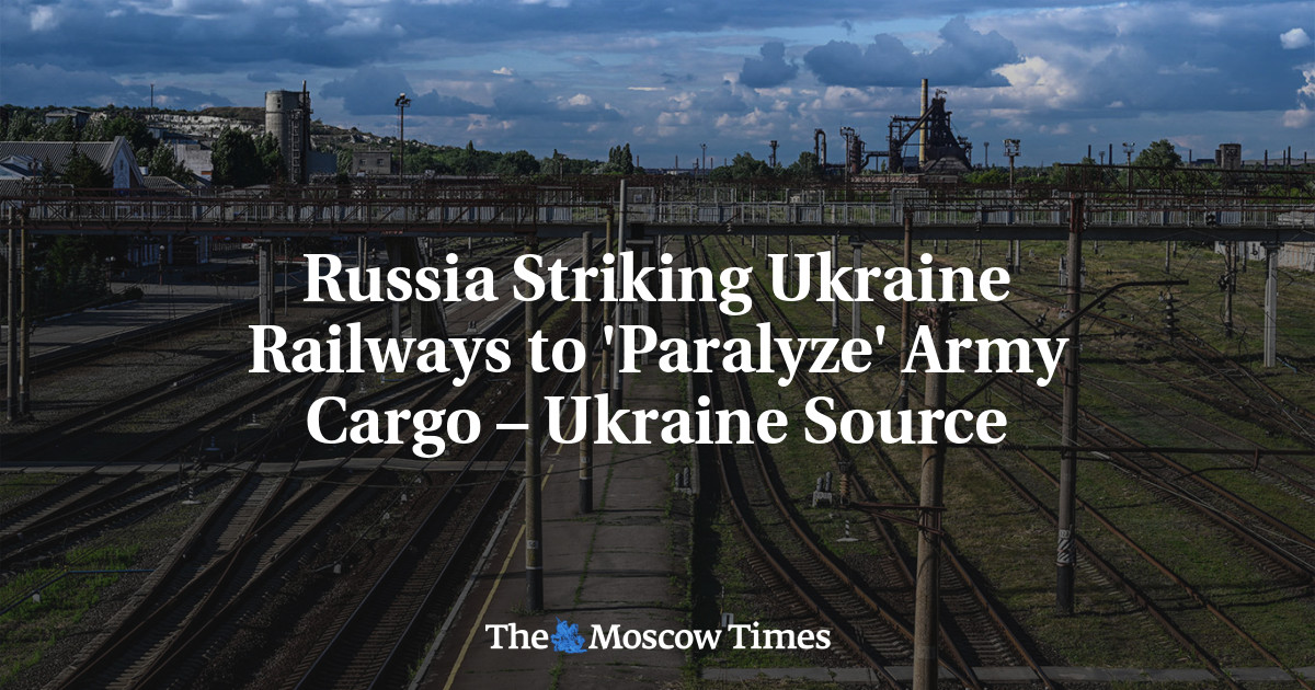 Россия наносит удар по украинским железным дорогам, чтобы «навредить» армейским грузоперевозкам – украинский источник