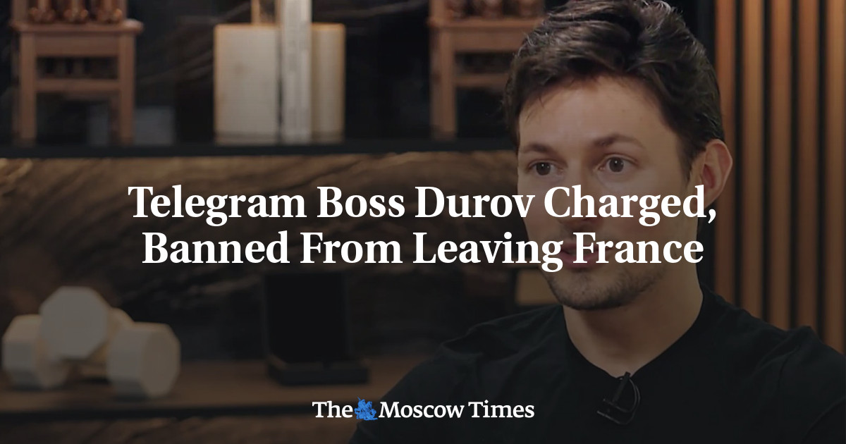 France Charges Telegram Chief Durov – Prosecutor