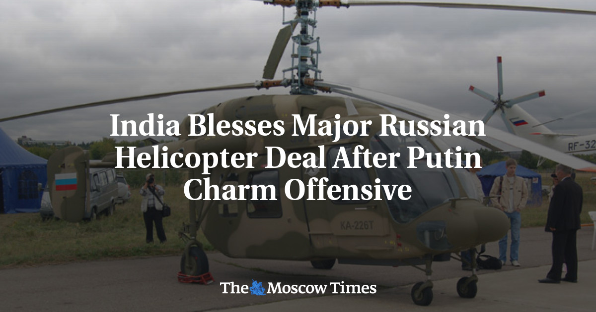 India memberkati kesepakatan besar helikopter Rusia setelah serangan pesona Putin