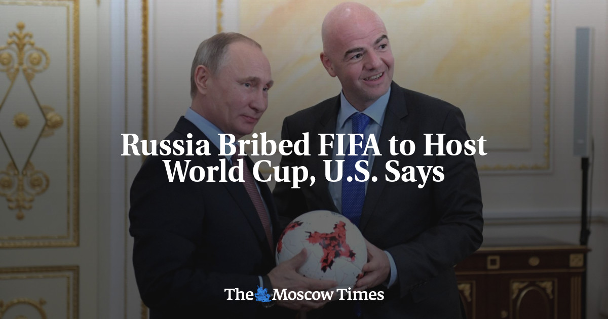 Rusia menyuap FIFA untuk menjadi tuan rumah Piala Dunia, kata AS