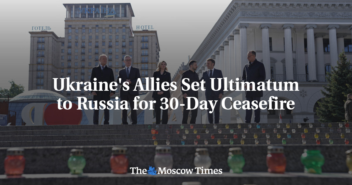Ukraine and European Allies Seek 30-Day Russian Truce Starting Monday