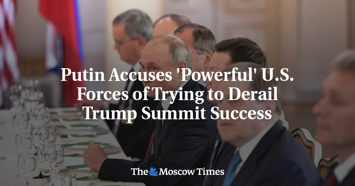 Putin menuduh negara-negara ‘kuat’ AS berusaha menggagalkan keberhasilan pertemuan puncak Trump