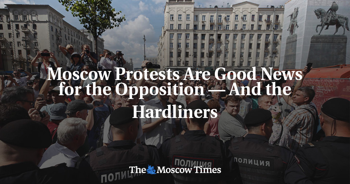 Protes Moskow adalah kabar baik bagi oposisi – dan garis keras