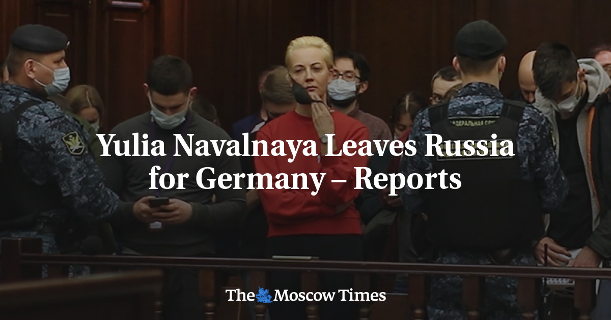 Yulia Navalnaya meninggalkan Rusia menuju Jerman – Laporan