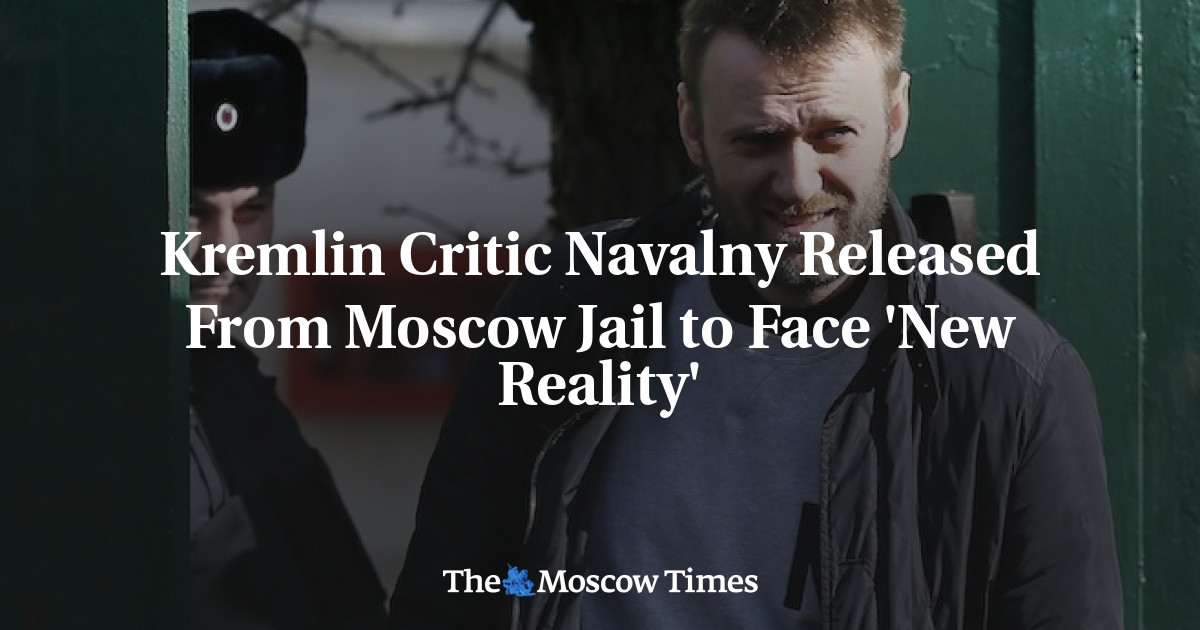 Kritikus Kremlin, Navalny dibebaskan dari penjara Moskow untuk menghadapi ‘realitas baru’